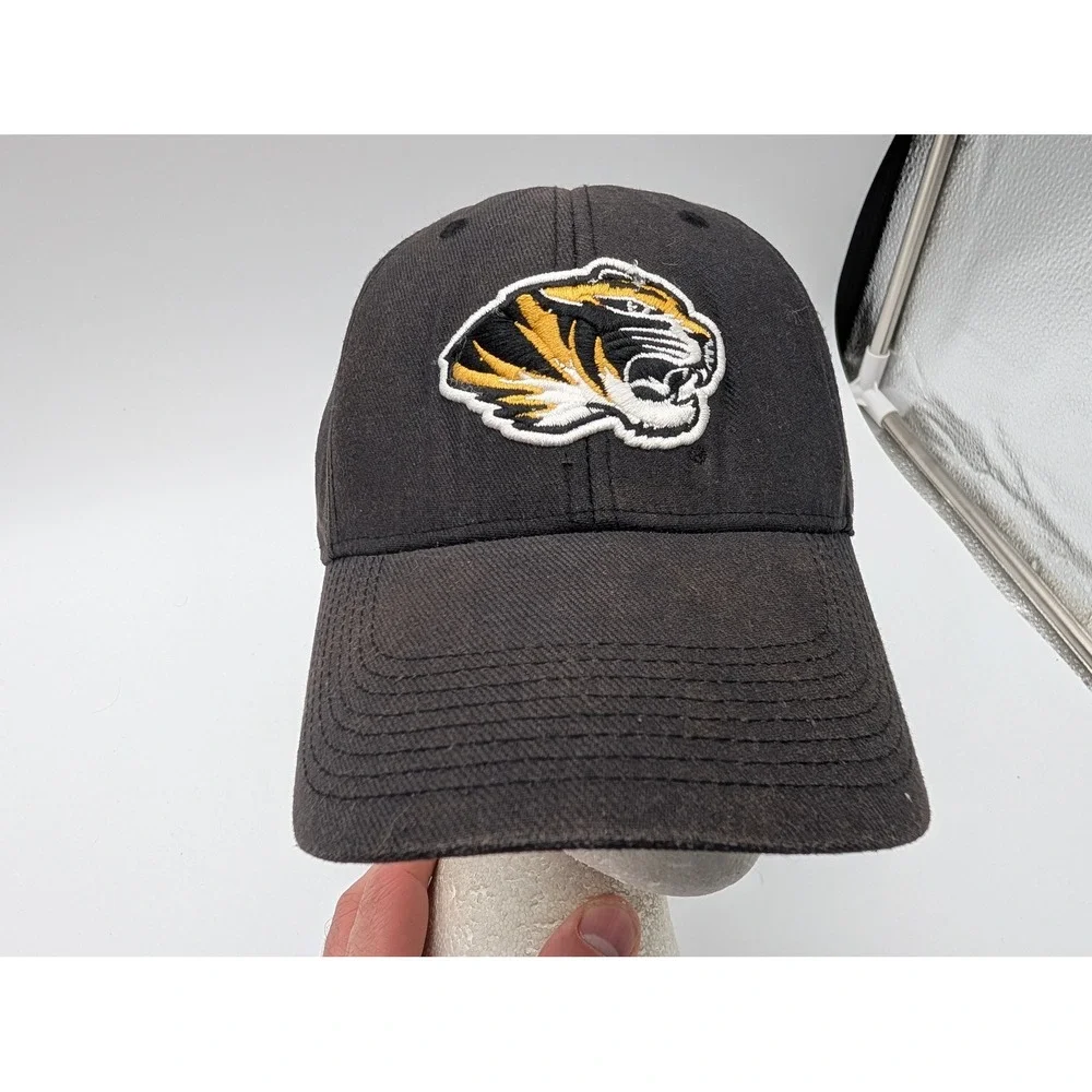 Nike Team Missouri Tigers Mizzou Baseball Cap Black Embroidered F8BLM OSFM